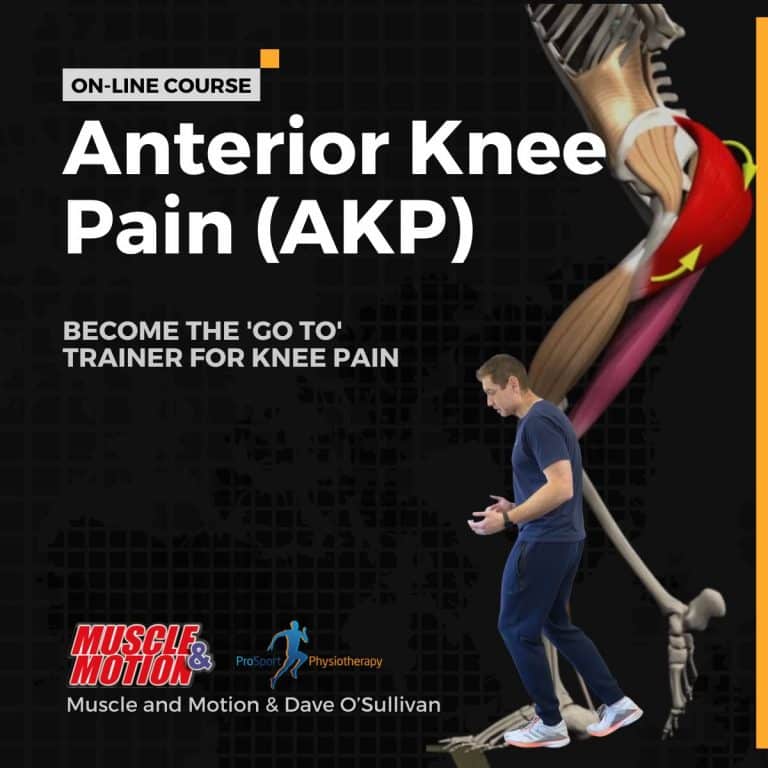 Anterior Knee Pain Online Course Ceus