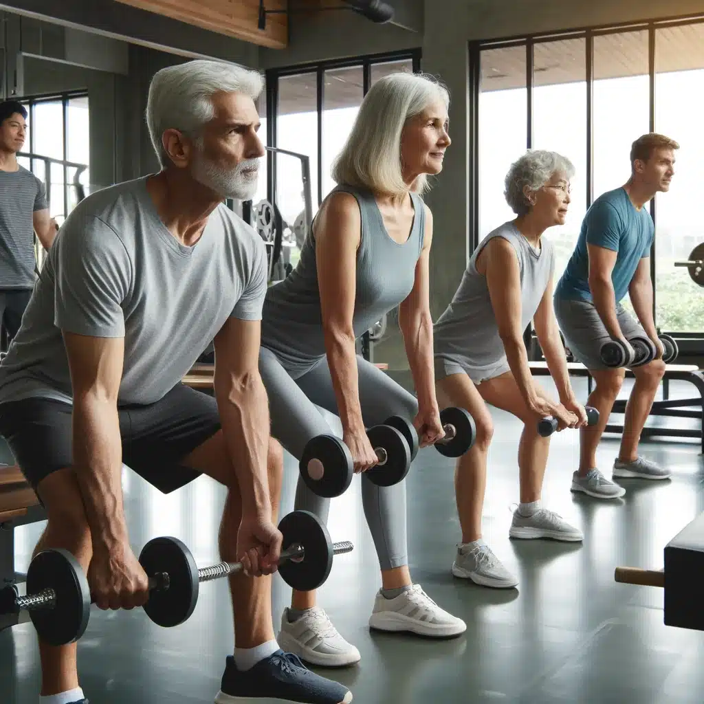 elderly workout